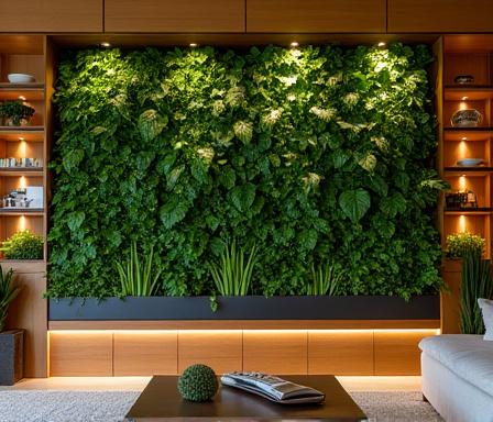 Private residential vertical garden